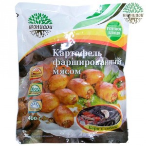 Консервы обеденные с мясом "Картофель, фаршированный мясом" 400 гр. (КРОНИДОВ)